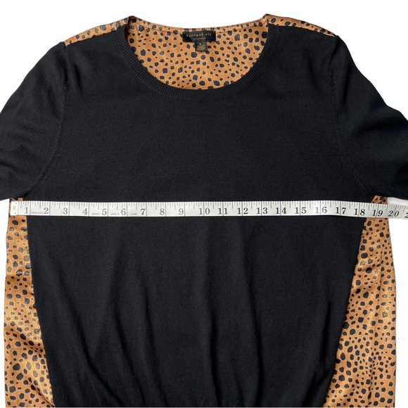 Current Air for Anthropologie Cheetah Pullover Size Small - Picture 7 of 9